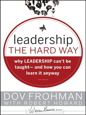 cover image of Leadership the Hard Way